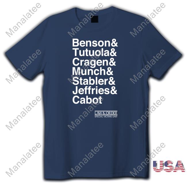 Official Nbc Store SVU Ampersand Men's Tri-Blend Shirt