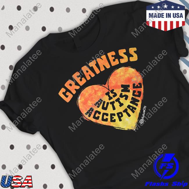 Roots Of Fight Shop Merch Kulturecity Greatness Is Autism Acceptance T-Shirt Zora Stephenson