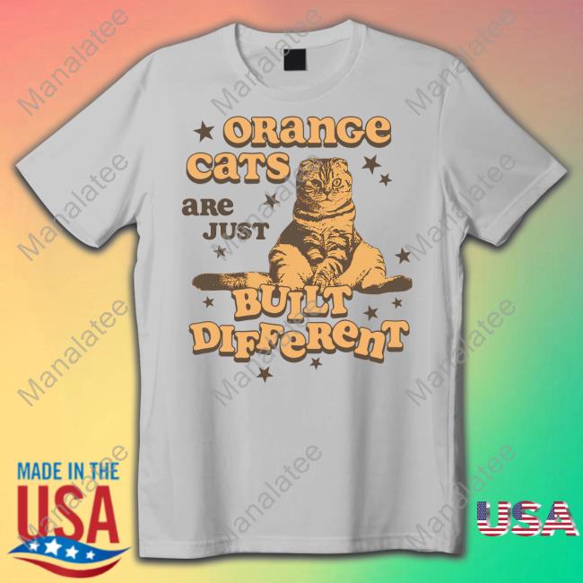 Orange Cats Are Just Built Different Tee Shirt Cats Being Weird Little Guys