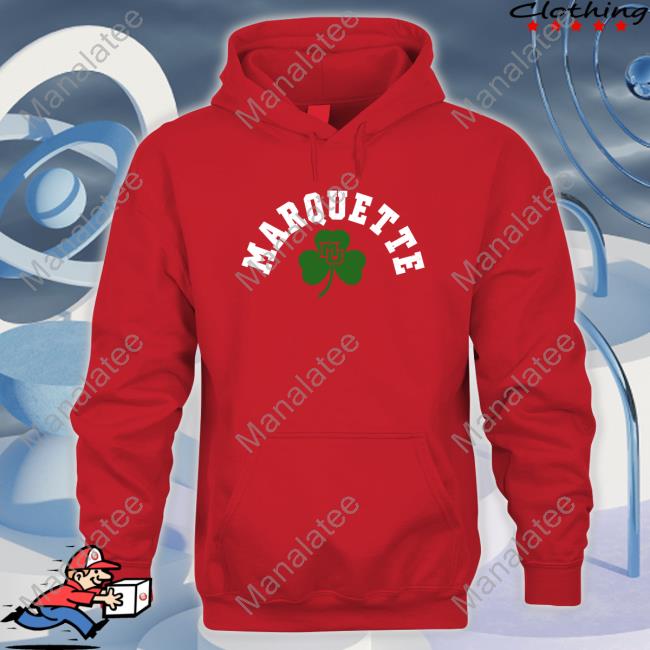 Official Marquette Spirit Marquette Shamrock T-Shirt