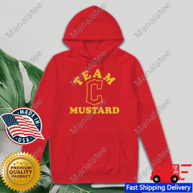 Cleveland Guardians Team Mustard Sweatshirt Guardians Hot Dogs