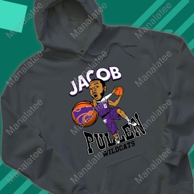 Official Jacob Pullen K-State Wildcats Caricature Hoodie Rally House