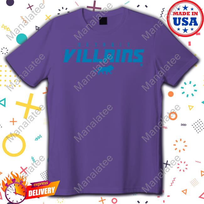 Official Detroit Villains T-Shirt