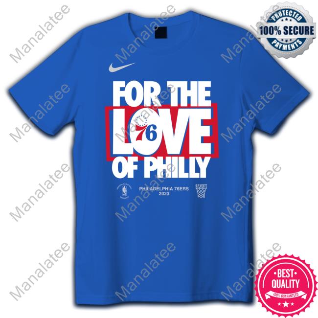 Dickssportinggoods Merch Philadelphia 76Ers For The Love Of Philly 2023 Nba Playoffs Hooded Sweatshirt
