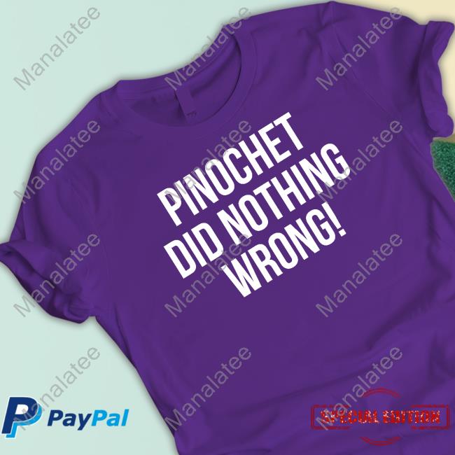 Jeremy Bertino Wearing Pinochet Did Nothing Wrong Sweatshirt